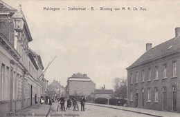 Maldegem, Maldeghem, De Statiestraat, Woning Van M.H. De Vos  (pk45088) - Maldegem