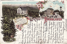 Gruss Aus Hochblauen - Hotel-Pension Xaver Stehlin - 1898 - Loerrach