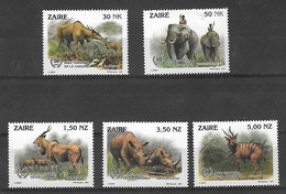 OCB Nr 1452/56 Fauna Garamba Elephant Olifant ... MNH !!! - 1990-96: Mint/hinged