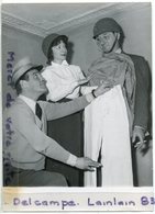 - Photo De Presse - Original - Claude DAUPHIN, Pierre LOUIS, Claudine CHERET,  Théâtre Des Variétes, 27-01-1951,  Scans. - Famous People