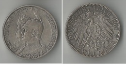 ALLEMAGNE 2 MARK 1901 ARGENT - 2, 3 & 5 Mark Argent