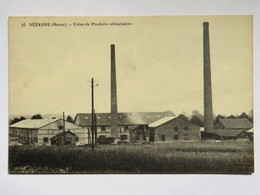 C.P.A. 51 SEZANNE (Marne) : Usine De Produits Réfractaires, En 1917 - Sezanne