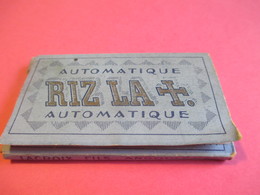 Carnet De Papier Cigarettes/RIZ LA +/Automatique/Couverture Bleue//Lacroix Fils Angouléme/Vers1920-1950  CIG43 - Andere & Zonder Classificatie