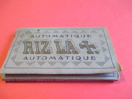 Carnet De Papier Cigarettes/RIZ LA +/Automatique/Couverture Bleue//Lacroix Fils Angouléme/Vers1920-1950  CIG43 - Autres & Non Classés