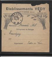 Thème Blé - Bande-journal - Védy Louviers -1921 - Landwirtschaft