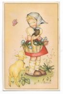 BAMBINA CON FIORI  ILLUSTRATA BARNINI - NV FP - Andere & Zonder Classificatie