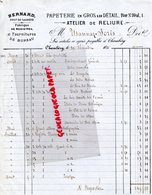 73- CHAMBERY- RARE FACTURE 1863- PAPETERIE BERNARD-GAGNERE- ATELIER RELIURE-1 RUE SAINT REAL- FABRIQUE REGISTRES - Imprenta & Papelería
