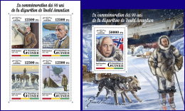 GUINEA REP. 2018 MNH** Roald Amundsen M/S+S/S - OFFICIAL ISSUE - DH1810 - Polar Explorers & Famous People