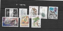MONAC0 2027/2036/2037/2057/2065/2076/2077/2081 Oblitérés Rond - Used Stamps