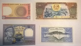 Lot De 4 Billets De Banque ASIE Nepal ? Tibet ? - Sonstige – Asien