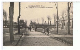 CPA-76-1916-BIHOREL-les-ROUEN-LA PLACE SAINT-LOUIS ET LE LABORATOIRE DES JACOBINS-ANIMEE-PERSONNAGES- - Bihorel