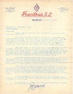 ESPAGNE MURCIA COURRIER 1945 Fruits FRUCITUS  S.L.-  A22 - Spanien