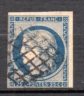 Lot 1 Timbre N° 4 Cérès - Oblitéré - France - 1849-1850 Ceres