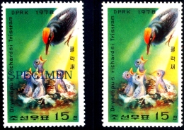 BIRDS-WHITE BELLIED WOOD PECKER-NORTH KOREA-1978-WITH SPECIMEN-SCARCE-MNH-B9-705 - Spechten En Klimvogels