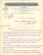 SUISSE GENEVE COURRIER 1910 Société De Transports Internationaux  Anc. Charles FISCHER -  A23 - Switzerland