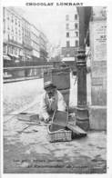 75-LES PETITS METIERS DE PARIS- LE RACCOMODEUR DE PANIERS   - CHOCOLAT LOMBART - Ambachten In Parijs