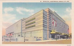 Missouri Kansas City Municipal Auditorium Curteich - Kansas City – Missouri