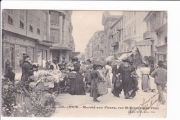 115 - NICE - Marché Aux Fleurs, Rue St-François De Paul - Marchés, Fêtes