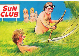CP Sun Club Faucheur Naturisme (26/7/1973 De Koksijde à La Louvière) - Humor