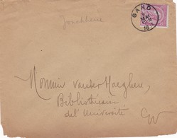 Briefomslag Obp 46 Aan Vanderhaeghen, Ferdinand Universiteitsbibliothecaris GENT. - Omslagbrieven