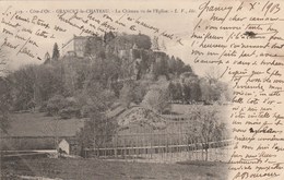 GRANCEY- LE-CHATEAU   COTE D'OR  21  -  CPA   LE CHATEAU VU DE L'EGLISE - Autres & Non Classés