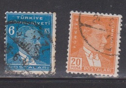 TURKEY Scott # 738, 746 Used - Usati