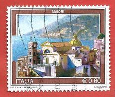 ITALIA REPUBBLICA USATO - 2012 - TURISMO TURISTICA - Maiori - € 0,60 - S. 3332 - 2011-20: Used