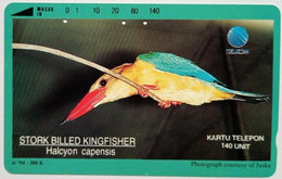 Indonesia  140 Units  " Stork Billed Kingfisher " - Indonesia