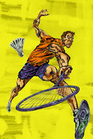 T21-039 ] Sports Badminton , China Pre-paid Card,  Postal Stationery - Badminton