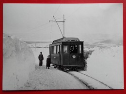 CP Train - Ce 2/2 1 Entre Essertines Et Gimel (10.2.1901) Photo E. Simon - N° RG 12 - Gimel