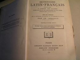 Dictionnaire - Latin / Français Par Ch Lebaigue - 34 è Edition - 1906 - Wörterbücher