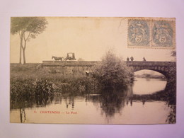 CHATENOIS  (Bas-Rhin)  :  Le  PONT   1905    - Chatenois