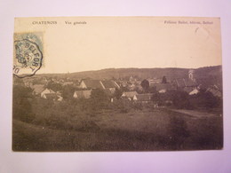 CHATENOIS  (Bas-Rhin)  :  Vue Générale  1905    - Chatenois
