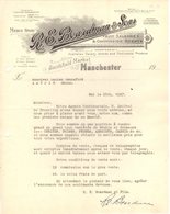 ANGLETERRE MANCHESTER COURRIER 1927 FRuit Salesman BOARDMAN Smithfield Market    A26 - Verenigd-Koninkrijk