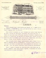 ANGLETERRE LEEDS COURRIER 1925 Fruit Flower Potato Merchants WOOD  A26 - Verenigd-Koninkrijk