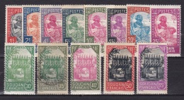 Soudan N°60* à 68*, 69,70*,72*,74 - Unused Stamps