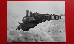 CP Train - Train Pour Lausanne Entre Echallaens Et Assens - Hiver 1916 - Photo Kern - Assens