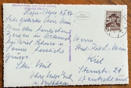 MONTAGNA  RIFUGI  CARTOLINA DA  LOFER   CON ANNULLI INTERESSANTI 1937 - Cartas & Documentos