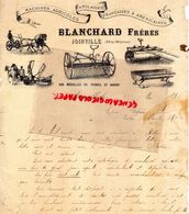 52- JOINVILLE- TRES RARE LETTRE MANUSCRITE SIGNEE BLANCHARD FRERES- MACHINES AGRICOLES-AGRICULTURE -AGRICOLE-1893 - Landwirtschaft