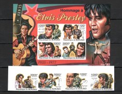 Burundi 2011 Elvis Presley MNH Imperf. -(V-54) - Singers