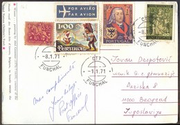 PORTUGAL - AIRMAIL CARD - ARMS - 1971 - Lettres & Documents