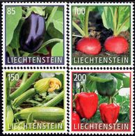 Liechtenstein - 2018 - Crop Plants - Vegetables - Mint Stamp Set - Neufs