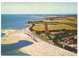 CPSM Ostseebad Laboe Luftaufnahme  Marine Ehrenmal Im Hintergrund - Laboe