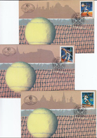 Yugoslavia 1997 Tennis Tournaments, Sport, FDC - Briefe U. Dokumente