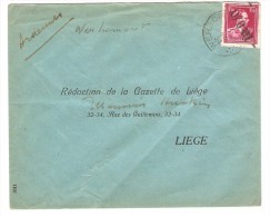 TP 724 N -10% Surcharge Locale Werbomont 22/10/46 V.Liège PR2845 - 1946 -10 %