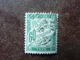 Taxe 60c Vert Y&T = 38  Oblitéré En Très Bon état - 1960-.... Nuevos