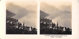 Collection Stéréoscopique GALACTINA N°26 / WEGGIS  (Lucerne) Suisse Vue Générale  -photos Stéréoscopiques NPG 1906 - Fotos Estereoscópicas