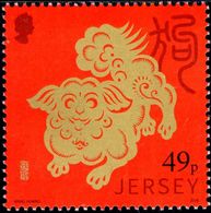 Jersey - 2018 - Lunar New Year Of The Dog - Mint Stamp - Jersey