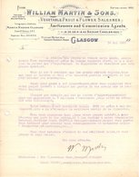 ANGLETERRE GLASGOW COURRIER 1925 Fruit And Flower  William MARTIN  A27 - Regno Unito