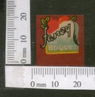 India Vintage Trade Label Fancy Boquet Essential Oil Label # 3294 - Etiketten